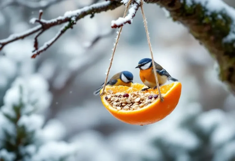 Cet agrume que vous jetez chaque matin peut devenir un refuge précieux pour les oiseaux du jardin cet hiver