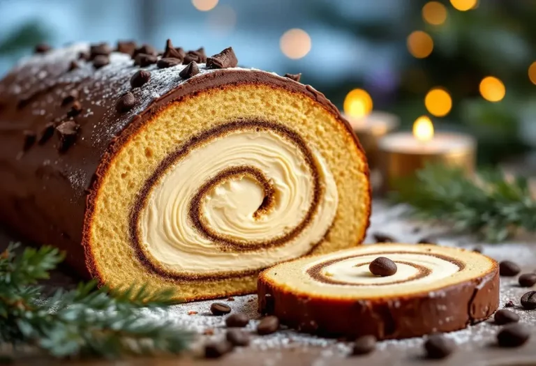 Cette bûche chocolat-café ultra fondante fait l’unanimité à Noël : chaque bouchée est un vrai moment de fête