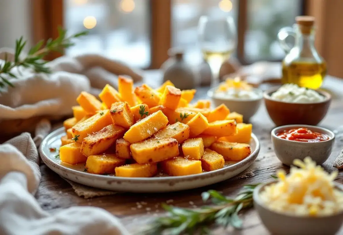Croustillant de polenta au parmesan : la recette qui ensoleille l’apéro d’hiver avec seulement cinq ingrédients et un goût fou