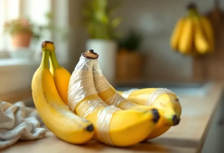 « Elles ne noircissent plus » : mon astuce toute simple pour garder vos bananes bien fraîches très longtemps