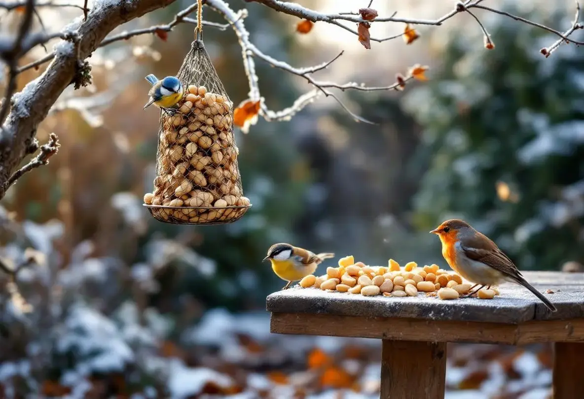 En décembre, ce petit aliment du placard que les jardiniers négligent peut vraiment sauver les oiseaux de leur jardin