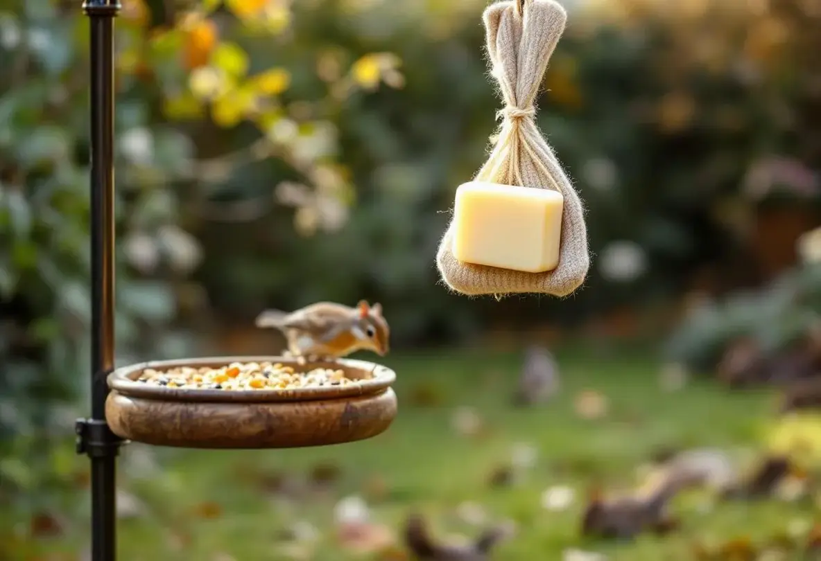 Glisser un savon dans une chaussette : l’astuce étonnante qui protège vraiment les oiseaux de votre jardin