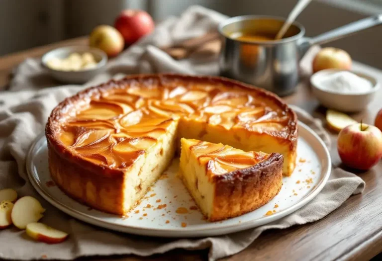 Gâteau aux pommes : l’astuce du beurre chaud qui caramélise tout et transforme votre dessert en chef‑d’œuvre