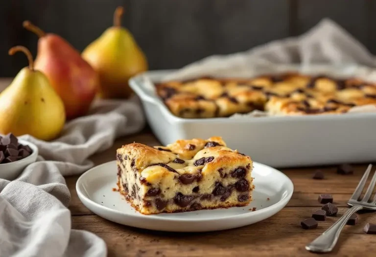 Plus fondant qu’un cake : ce dessert poire-chocolat pourrait bien vous rendre accro !