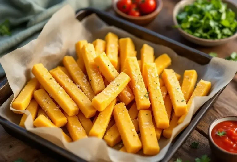 Prêts en 30 minutes, ces sticks de polenta ultra dorés au parmesan subliment l’apéro comme le dîner