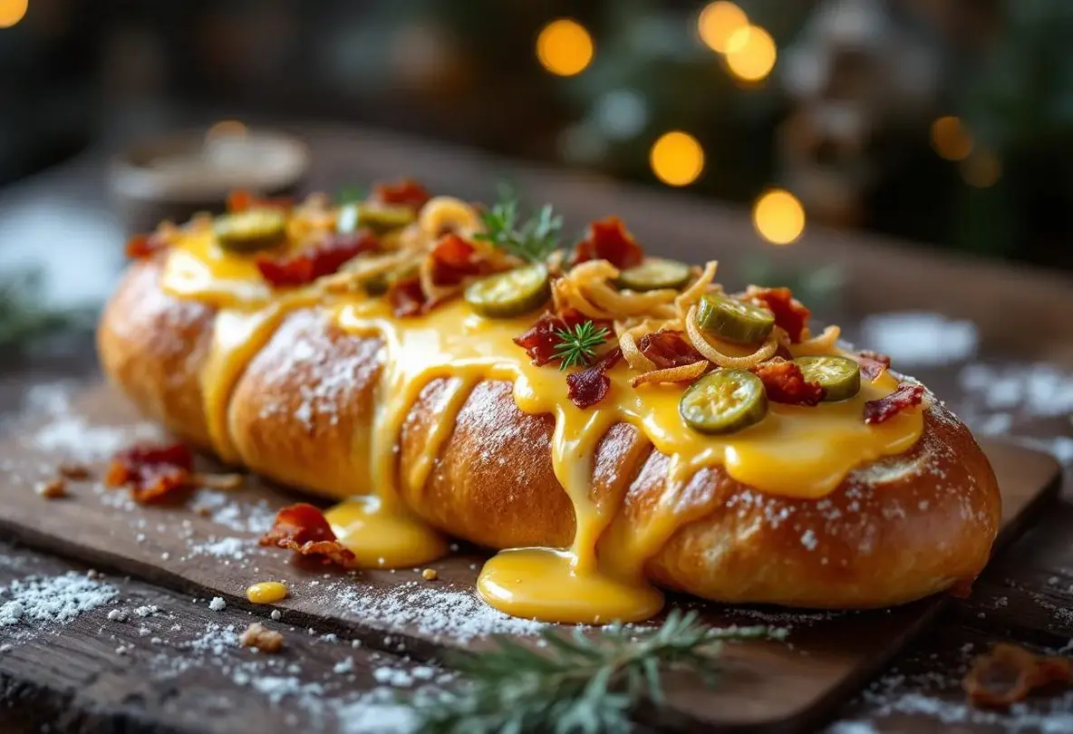 Reproduisez à la maison la baguette raclette des célèbres marchés de Noël